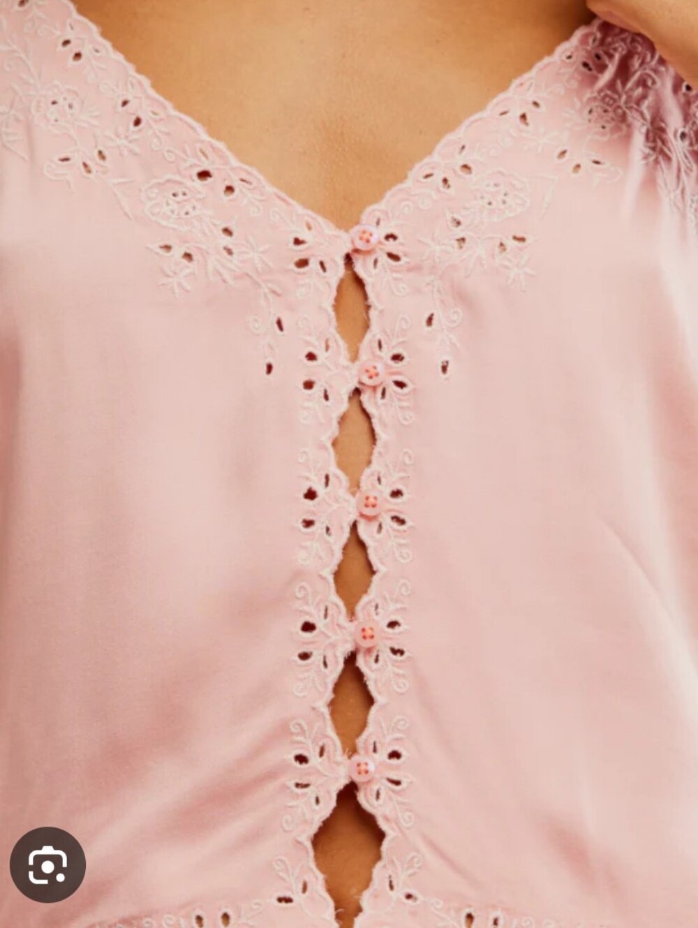 Free People NWOT Pieces Of You Cami sz LRG In Blossom Pink - Picture 4 of 14